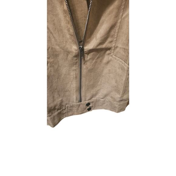 Blu Pepper Soft Tan Cropped Utility Jacket - Picture 4 of 4